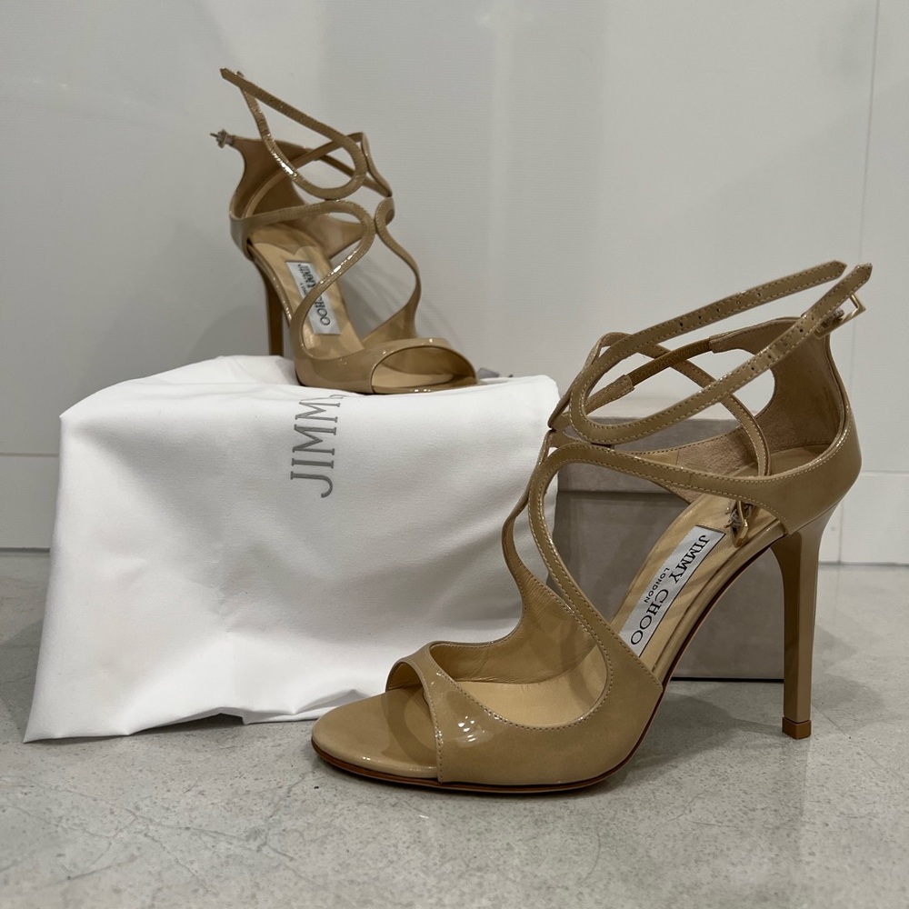 Jimmy Choo Women’s Lang 100 High-Heel Sandals 6 US / 36 IT